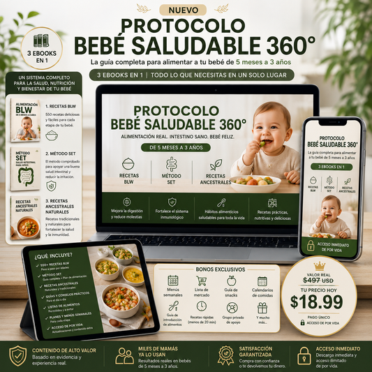 Protocolo Bebé Saludable 360 - 3 Ebooks en 1